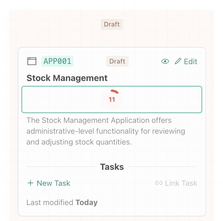 Readiness Score in the Action Tracker